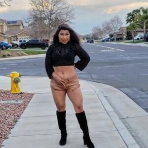 Free People Tan Denim Shorts Size 27 Like New